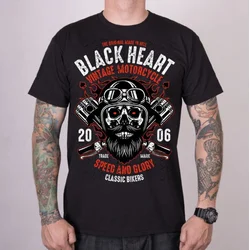 Ulična majica moška - CONVECTER - BLACK HEART - 19502