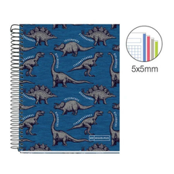Sveska A5 140 listova karo - Wild dino ( MR46857 )