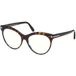 TOM FORD Okvir za naočare Blue Block 0FT5827-B 5255, Ženski, Braon