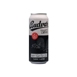 PIVO BUDWEISER TEMNO 0,5L PLOČ.