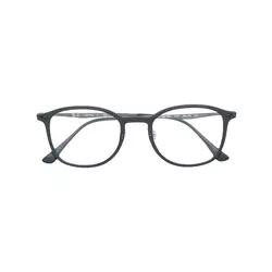 Ray-Ban-round shaped glasses-unisex-Black