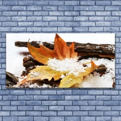 tulup.si Slika na platnu Jesenski gozd leaf narava 140x70 cm