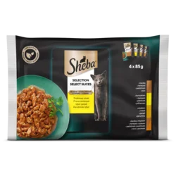 Sheba Kesice, Izbor živine 4x85 g - 340 g