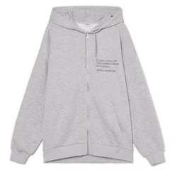 Cropp - Dukserica oversize s kapuljačom - light grey