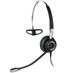 JABRA BIZ 2400 II Mono NEXT GENERATION - 3-in-1 Wideband Type: 82 E-STD, Noise-Cancelling, Wideband-Headset (QD) microphone boom: FreeSpin (Headband,