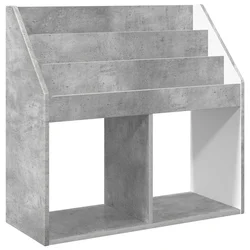 Polica za knjige za djecu Betonski sivi 72,5 x 29,5 x 69 cm