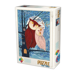 D-Toys - Puzzle Owl Tales - 1 000 kosov