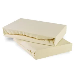 Posteljna rjuha krem jersey EMI, Ponjava Full 140x190