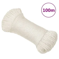 Radno uže bijelo 3 mm 100 m od polipropilena