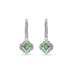 Swarovski uhani ženski kovinski s kubičnim cirkonijem UNA