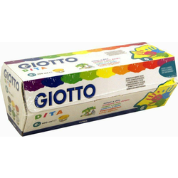 GIOTTO prstne barve Dita, 6 × 100 ml