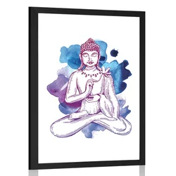Plakat ilustracija Bude - 40x60 no frame
