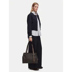 Calvin Klein Ročna torba Webbing Adj Strap Tote LV04F3644G Rjava