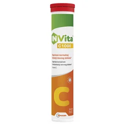 Inpharm Vitamin C InVita, 1000 mg, 24 šumećih tableta