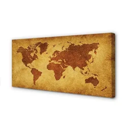 tulup.si Slika na platnu Stara rjava zemljevid 100x50 cm