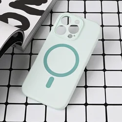 Maska za iPhone 16 Pro 6.3 Magsafe Pure color mint