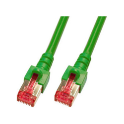 EFB Elektronik LAN (RJ45) Mreža Priključni kabel CAT 6 S/FTP 30 m Zelena Vatrostalan, Bez halogena, sa zaštitom za nosić, pozlaćeni kontakti EF