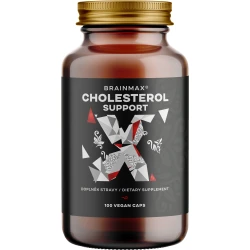 BrainMax Cholesterol Support, Rešitev za Holesterol, 100 rastlinskih kapsul