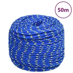 Brodski konop plavi 6 mm 50 m od polipropilena