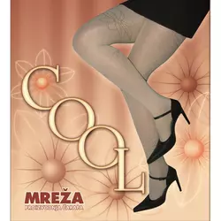 Mreža Ženski unihop COOL 80 den Crna glat