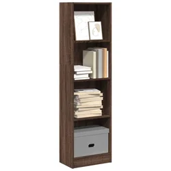 Regal za knjige boja hrasta 40x24x143 cm konstruirano drvo