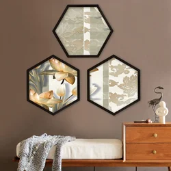 Wallity Uokvirena slika 6GEN453031654, 35x35 cm, 3 dijela