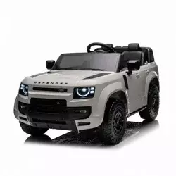 Licencirani automobil na akumulator - Land Rover Defender OCTA Dvosed – Sivi ( SM-26302S )