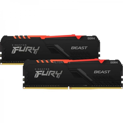 Memorija DDR4 32GB 3200MHz (2x16) Kingston Fury Beast RGB KF432C16BBAK232