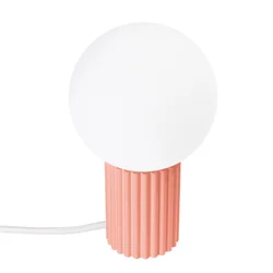 Sollux SL.1756 - Stona lampa HALO 1xG9/8W/230V prečnik 12 cm ružičasta