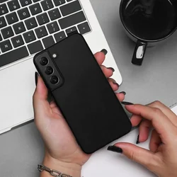 SILIKONSKA MASKA za SAMSUNG A14 5G / A14 4G crna