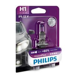Auto sijalica Philips VISION PLUS 12258VPB1 H1 P14,5s/55W/12V 3250K