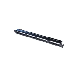 OWIRE Port Patch Panel 19, 1U Cat6 24-port