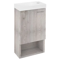 SAPHO Kopalniška Omarica Dub Mocca 30cm - Kompaktna Eleganca za Majhne Prostore