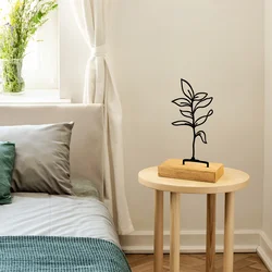Atelier Del Sofa Dekorativna figura Sapling, 28x8x17 cm, Crna