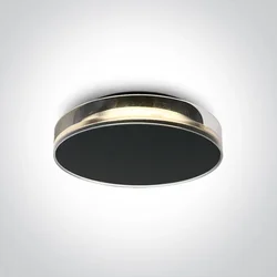 PLAFONJERA LED/12W/325lm/3000K/230V fi1238mm CRNA