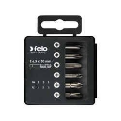 FELO Set bitova Industrial Bit-box Profi 50 mm PH/PZ 03291516 6 kom