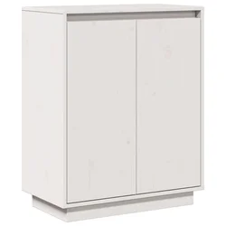 Komoda bijela 60 x 34 x 75 cm od masivne borovine