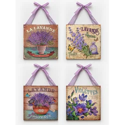 Home Gallery Vintage lavanda Set od 4 panela 18cm