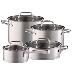 EVA Set posode Free/8-delni/indukcija/inox, steklo