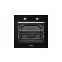 Tesla Ugradna rerna BO900SB, Ventilatorska, 80 L, Mehanička, Crna