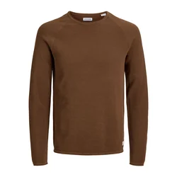 JACK & JONES Pulover JJEHill rjava