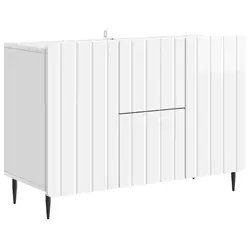 Kreveta s ladicama Bijela visokog sjaja 89 x 34,5 x 62 cm
