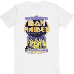 Iron Maiden Powerslave Japan Flyer White XL Majica