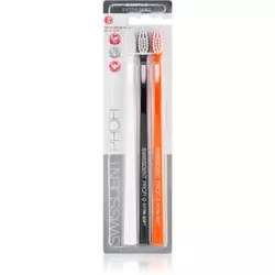 Swissdent Gentle Trio zobna ščetka White  Black  Orange (Extra Soft) 3 Ks