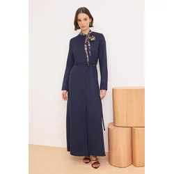 Trendyol Modest Ženska haljina Tctss26Eb00107, Tamnoplava