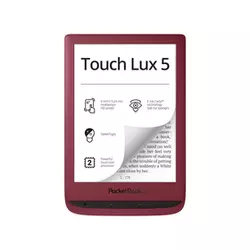 PocketBook PB628-P-WW Touch Lux 5 ebook čitač, crvena