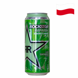 Rockstar Cucumber Lime - energijska pijača, 500ml