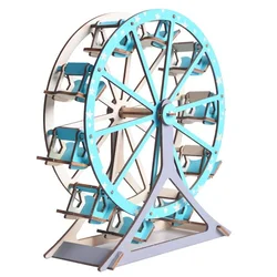 3d drvena eko puzzle - FERISOV TOČAK