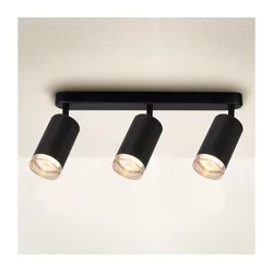 Brilagi - Kupatilsko spot svetlo SELE 3xGU10/30W/230V IP44 crno