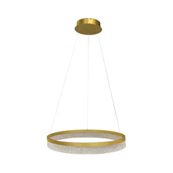LED luster na sajli GALA LED/25W/230V prečnik 50 cm zlatna